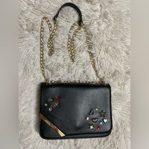 G By Guess Crossbody purse with stones and chain handle
